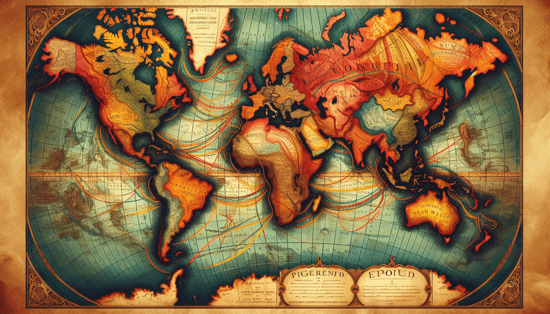 Mapa de rutas comerciales dinámico
